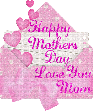 Happy Mother's Day Love You Mom - Бесплатный анимированный гифка