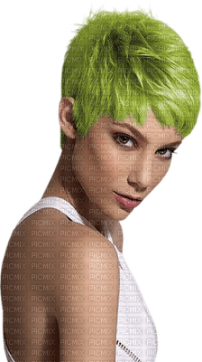 Woman Green White  - Bogusia - Free PNG