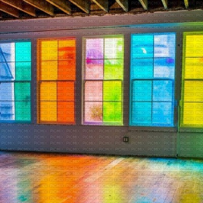 Colourful Windows - png gratuito