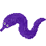 purple worm - Zdarma animovaný GIF