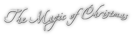 soave text magic of christmas white - gratis png