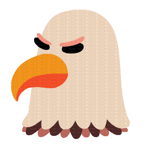Angry Bald Eagle - GIF animado gratis