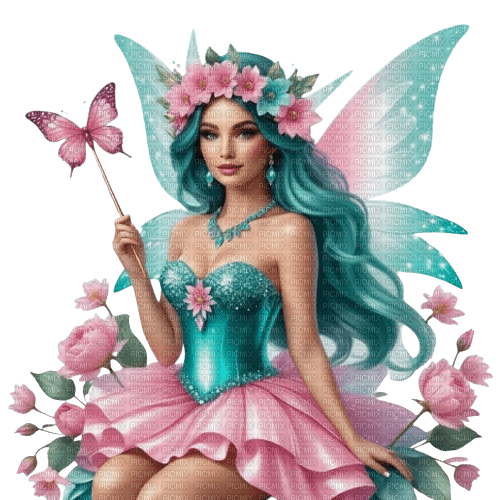 springtimes fantasy girl woman spring fairy - zdarma png