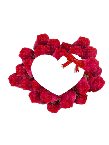 Heart roses - PNG gratuit