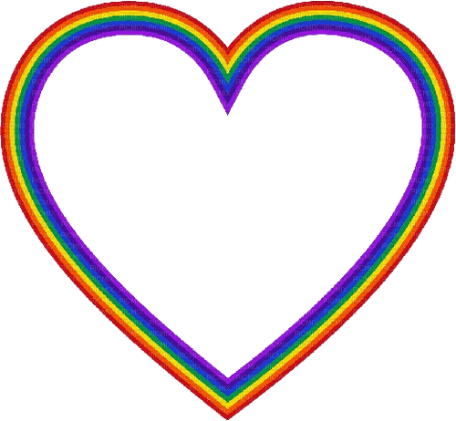 cuore arcobaleno - nemokama png