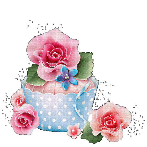 deco  pastel rosas gif dubravka4 - GIF animado gratis