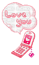 pink cellphone - Besplatni animirani GIF