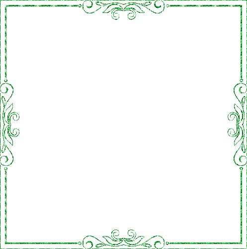 cadre glitter vert - Gratis geanimeerde GIF