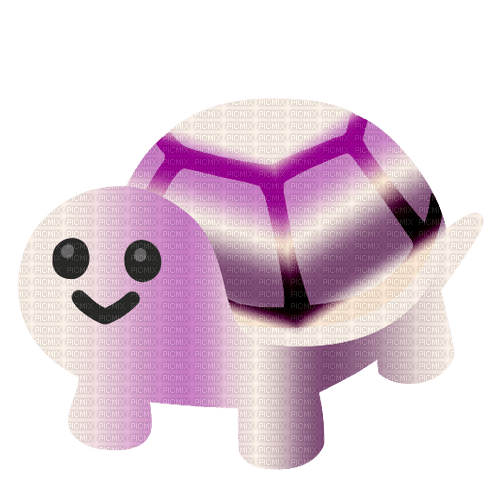 Queer chevron Pride turtle emoji - бесплатно png