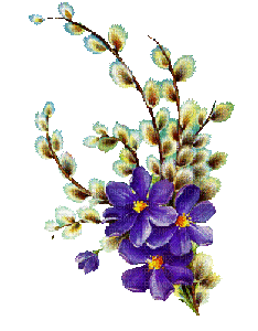 fleur bleu.Cheyenne63 - GIF animado grátis