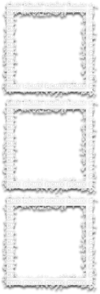 soave deco frame scrap winter white - Free PNG