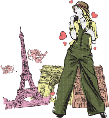 Paris / Marina Yasmine - фрее пнг