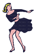 dance woman - Bezmaksas animēts GIF
