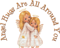 Angel Hugs Are All Around You - GIF animado gratis