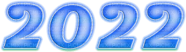 soave text new year 2022 blue - Free PNG
