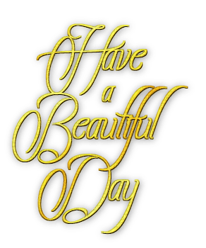 soave text have a beautiful day yellow - png grátis