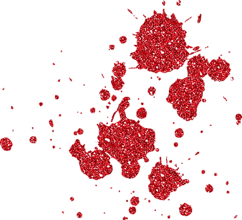 Glitter.Spatter.Red - PNG gratuit