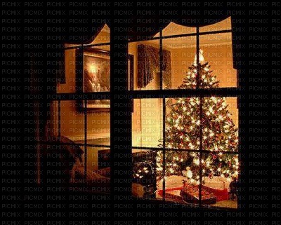 minou-christmas-window - фрее пнг