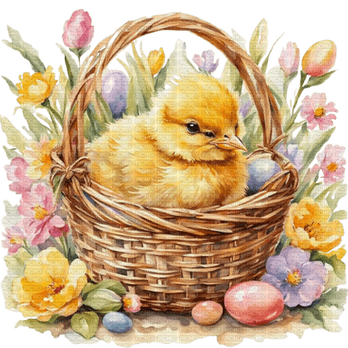 Easter, bird, chicken, egg. Leila - ilmainen png