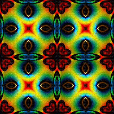 fractal fractale fraktal abstrakt abstrait  abstract effet  effect effekt animation gif anime animated fond background hintergrund  colored bunt coloré - Gratis animeret GIF