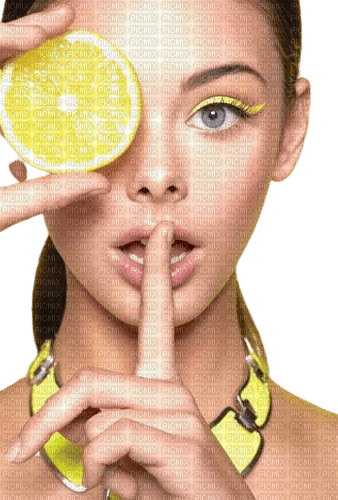 woman girl lemon - δωρεάν png