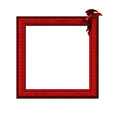 Small Red Frame - GIF animate gratis