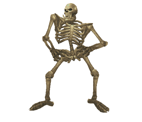 psychopath skeleton - 免费动画 GIF
