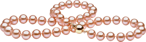 Collar de perlas de mujer - png gratis