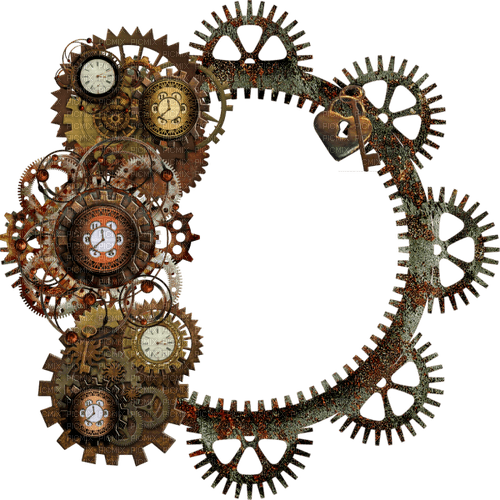 Steampunk Frame - Free PNG