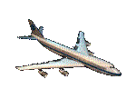avião gif-l - GIF animate gratis