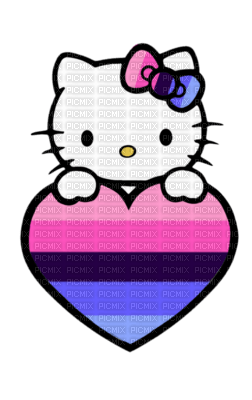 Omnisexual Pride Hello Kitty - PNG gratuit