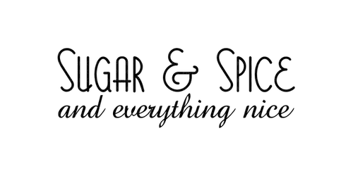 sugar and spice / words - бесплатно png