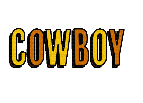 Cowboy.Text.western.gif.Victoriabea - Animovaný GIF zadarmo