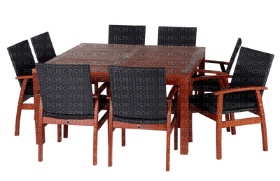 table with chairs - kostenlos png