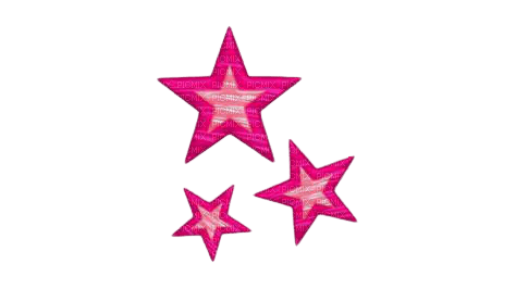 Kaz_Creations Pink-Stars - PNG gratuit