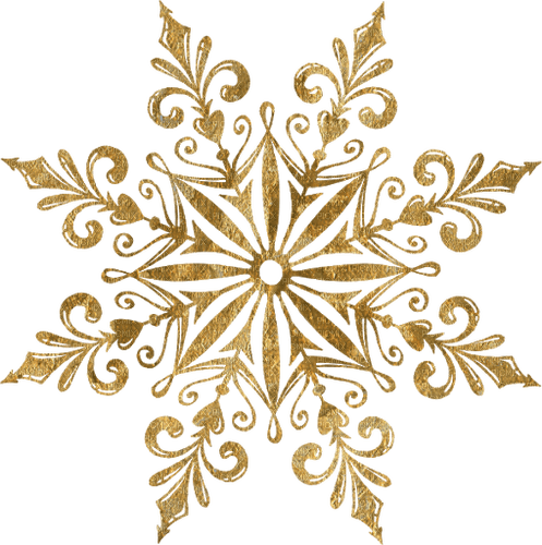 Gold Star Deco - Bogusia - Free PNG