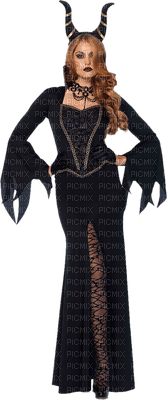 femme sorcière Halloween - png gratis