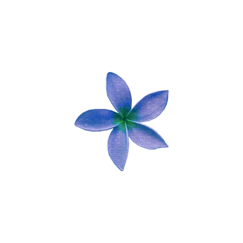 kikkapink deco scrap blue flower - zadarmo png