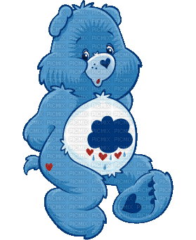 grumpy bear care bears cartoon - Free PNG