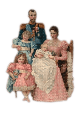 Romanov Family - PNG gratuit