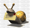 snail with mail - GIF animado grátis