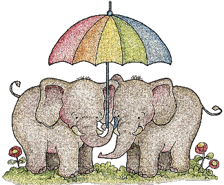 elefantes - Бесплатный анимированный гифка