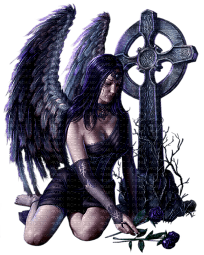 gothic angel by nataliplus - 免费PNG