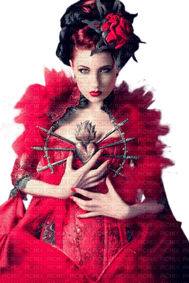 lady in red - δωρεάν png