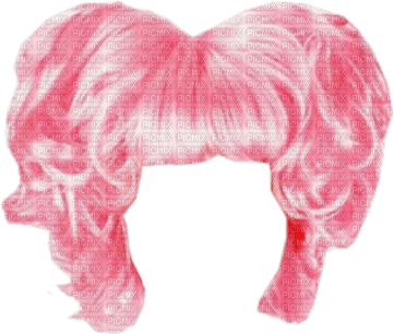 Wig, pastel pink - бесплатно png