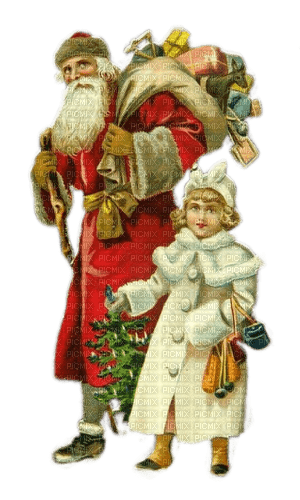 Santa, Christkind, Vintage - PNG gratuit