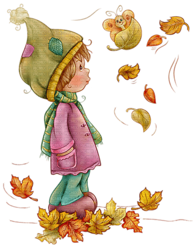 child autumn enfant automne