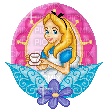 Alice im Wunderland - GIF animado gratis