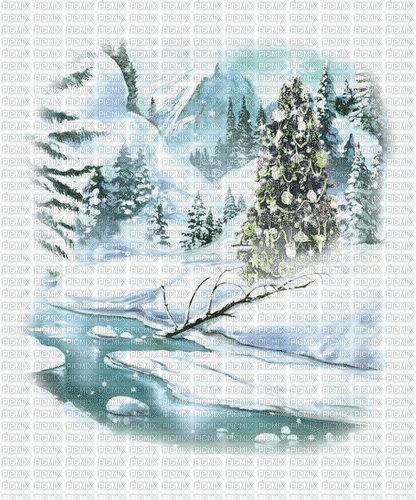 loly33 hiver fond - Besplatni animirani GIF