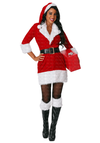 Kaz_Creations Woman-Femme-Costume-Christmas - zdarma png